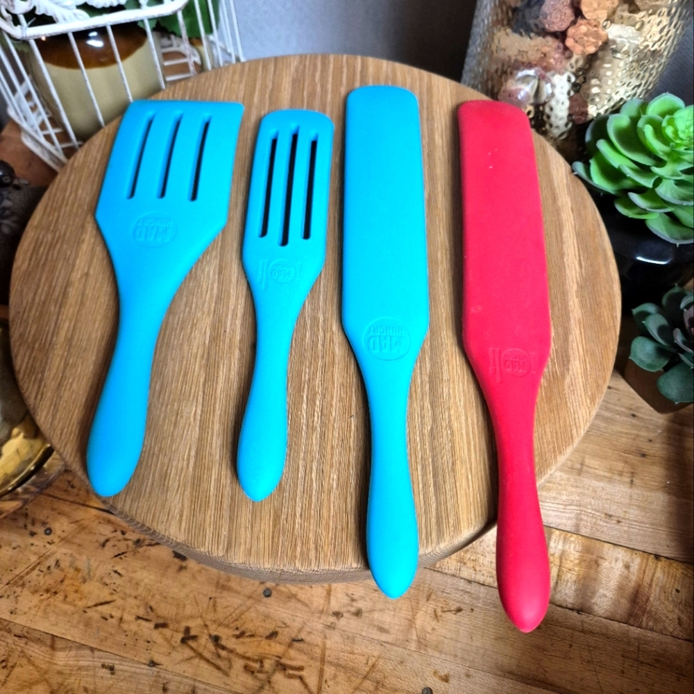 ❤️‍🔥 4pc. Mad Hungry Silicone Spurtle Set